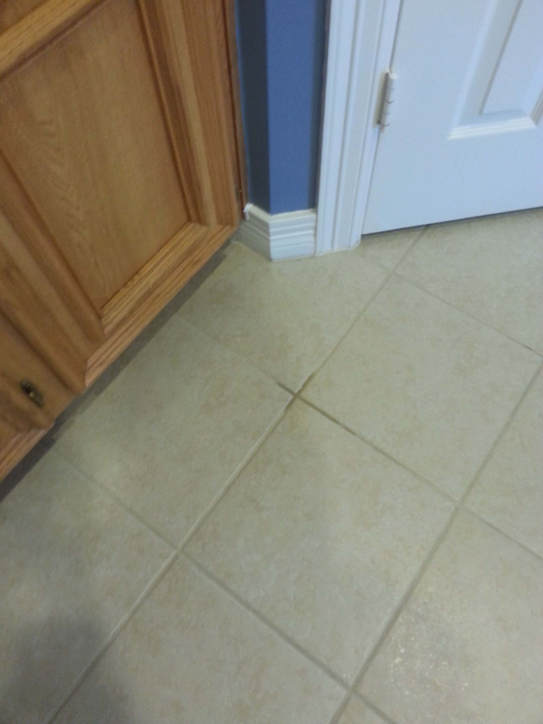 After tile cleaning